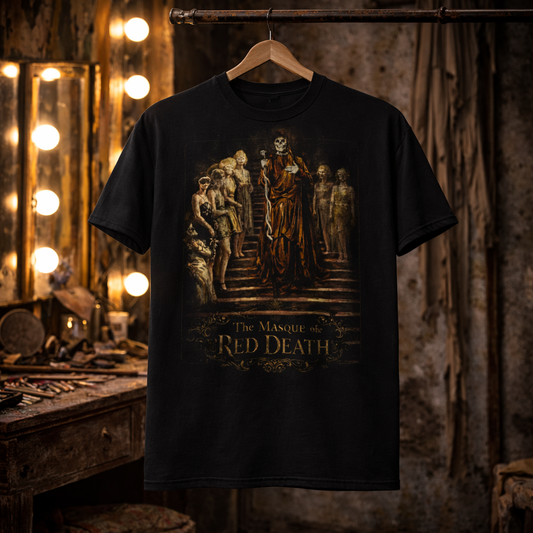 The Masque of the Red Death – Gothic Scrollwork Tee